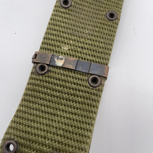 Vintage US Army Belt Military Issue Nylon LC-2 Individual Equipment Gear Size L - Picture 6 of 9